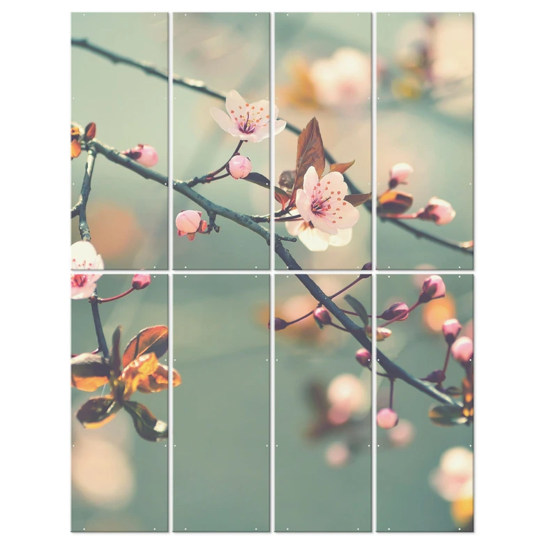 Separador de ambientes, biombo, mosquitera colgante Despertar de la primavera 