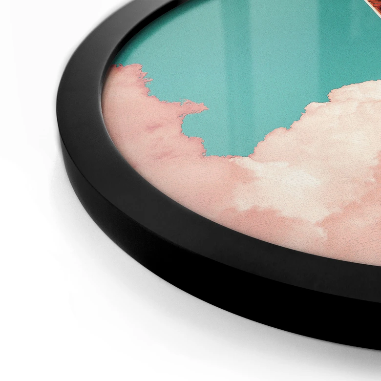 Poster Do Not Stop - Bord voor turquoise blauwe lucht - CosmoZach 