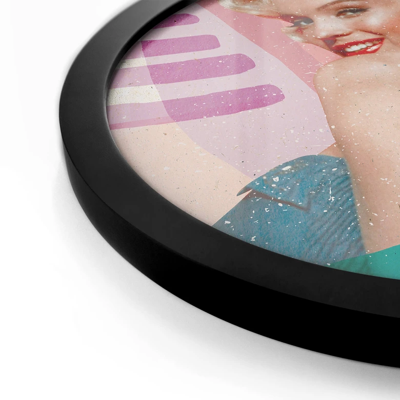 Poster Demir - Marilyn is back - Rund 