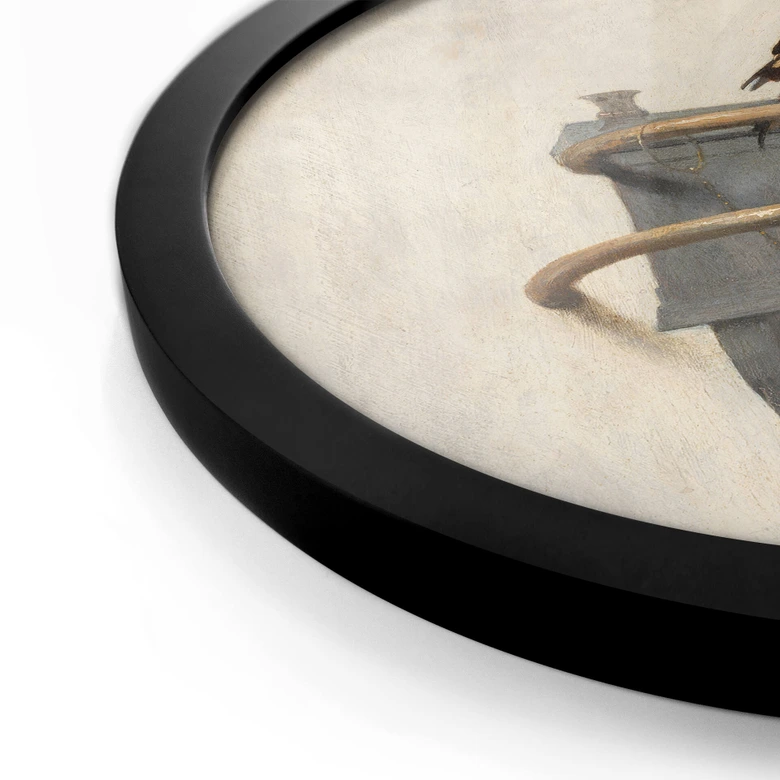 Plakat Fabritius - Szczygieł - okrągły 