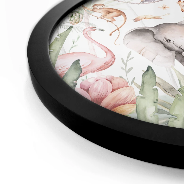 Poster Afrikaanse dieren in het regenwoud - Kvilis 