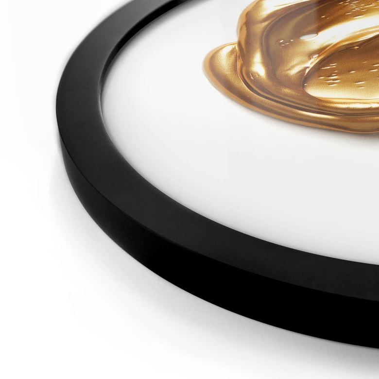 Póster árbol con corona dorada 3D - Mielu - Redondo 