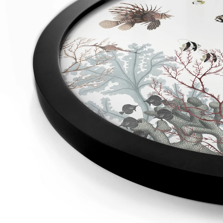 Póster Sir Edward - Arrecife rugiente - Redondo 