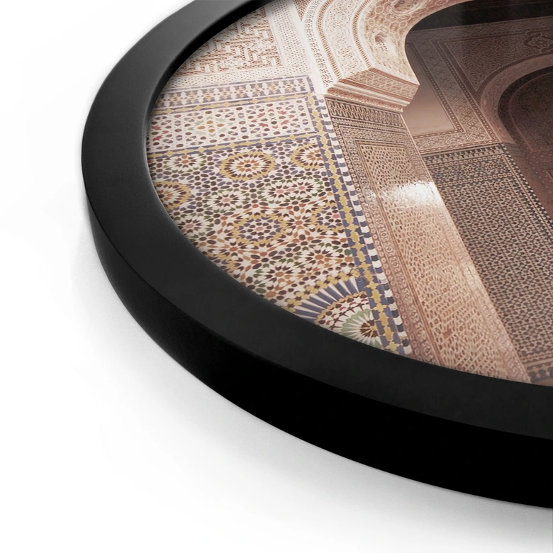 Poster Orientalisches Tor mit Mosaiken - Sisi & Seb - Rund 