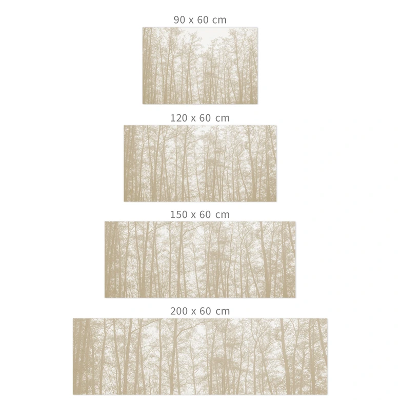 Selbstklebende Küchenrückwand mit Natur-Motiv - Stiller Winterwald - Böhmer 