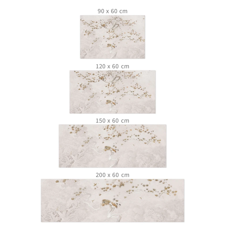 Selbstklebende Küchenrückwand Elegante Kiefer im asiatischen Stil - Ms Tiff 