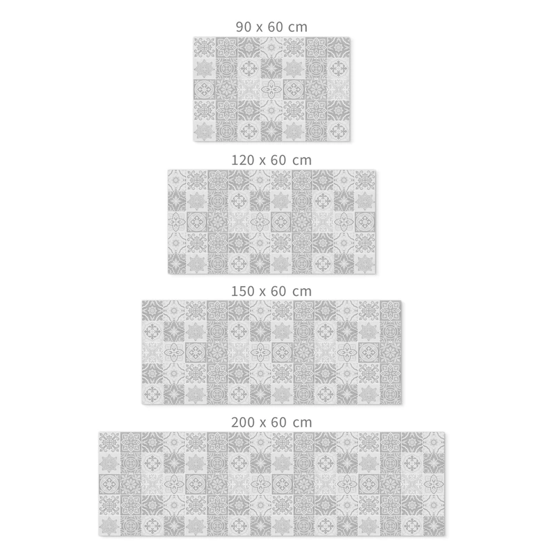 Selbstklebende Küchenrückwand Ornamente - Betonoptik 03 