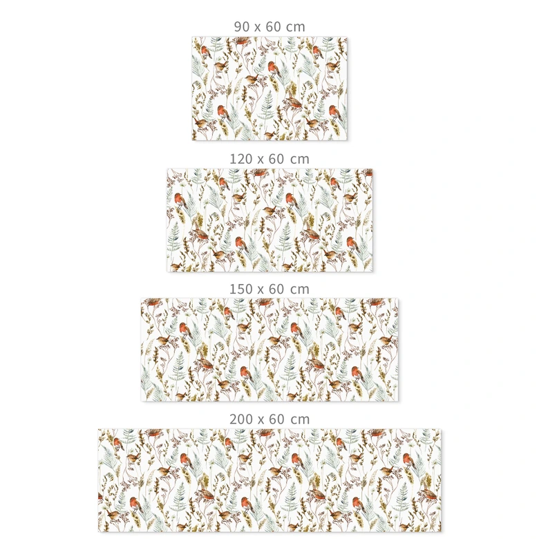 Salpicadero de cocina autoadhesivo gorriones y petirrojos - UN Designs 