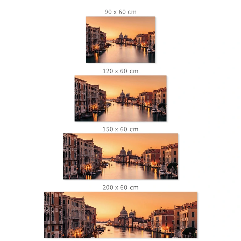 Salpicadero de cocina autoadhesivo Puesta de sol en Venecia - Zhang 