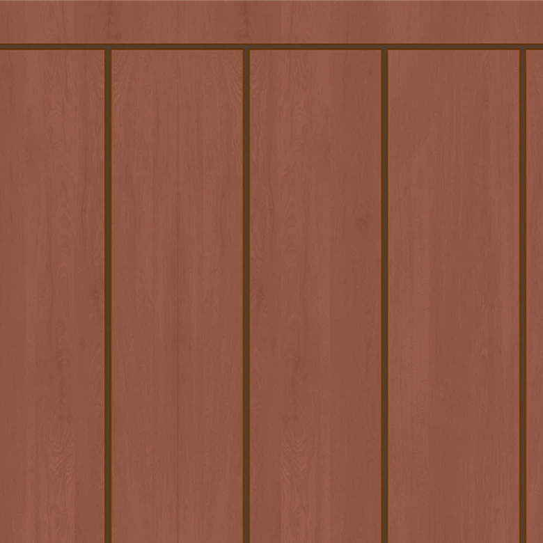 Wandpanelen Wandpanelen zelfklevend roestbruin met nerf 