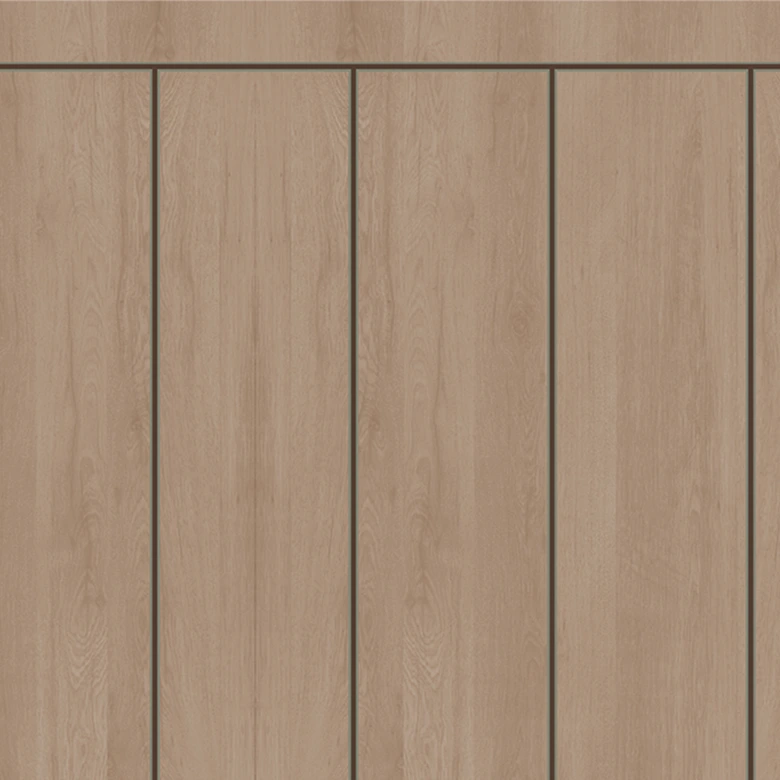 Wandpanelen Wandpanelen zelfklevend taupe met nerf 