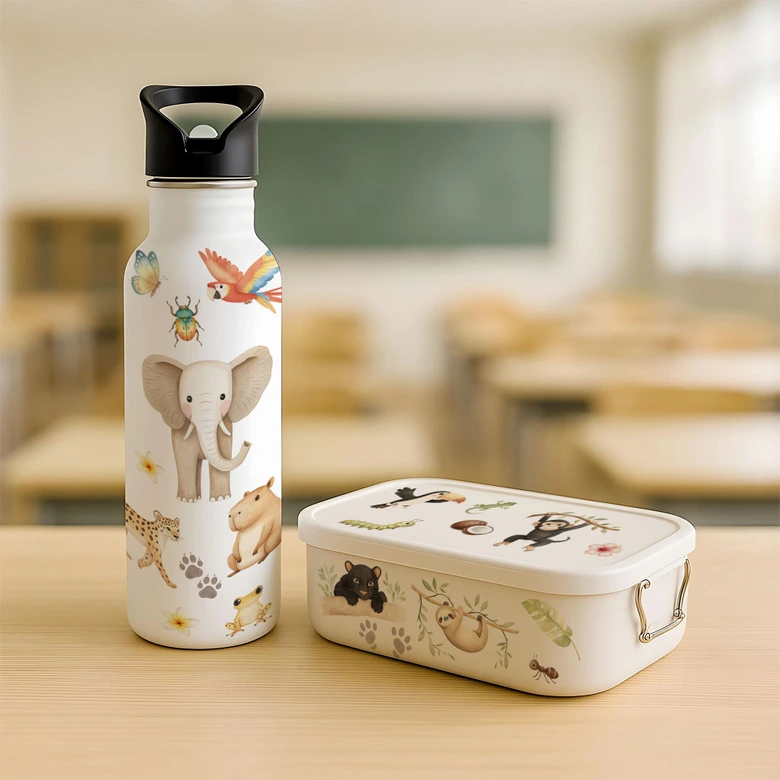 Autocollants animaux de la jungle 