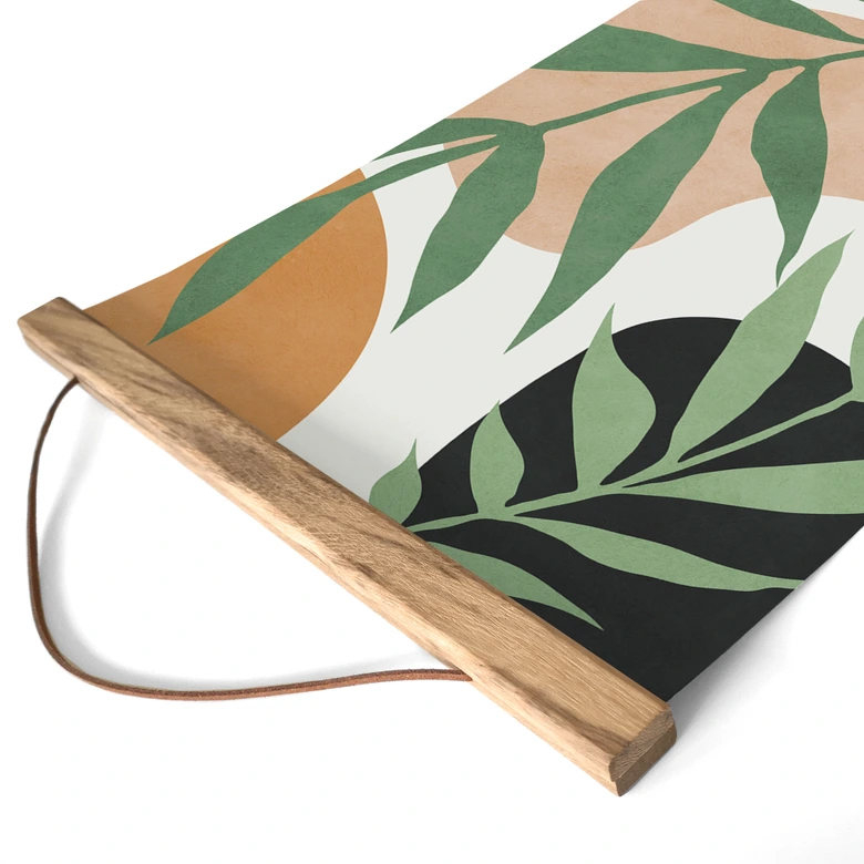 Obraz tkaniny Zielone gałęzie w dżungli - Costa 