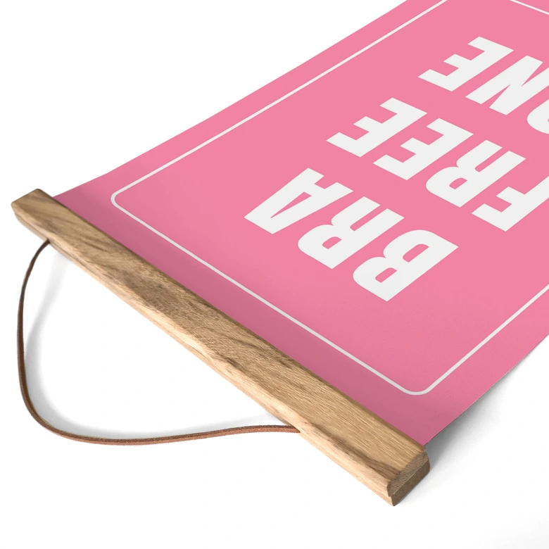 Obraz tkaniny Bra Free Zone - Fritsch 