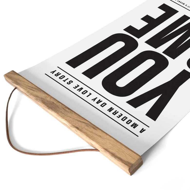 Affiche textile You and me - Kerr-Dineen 