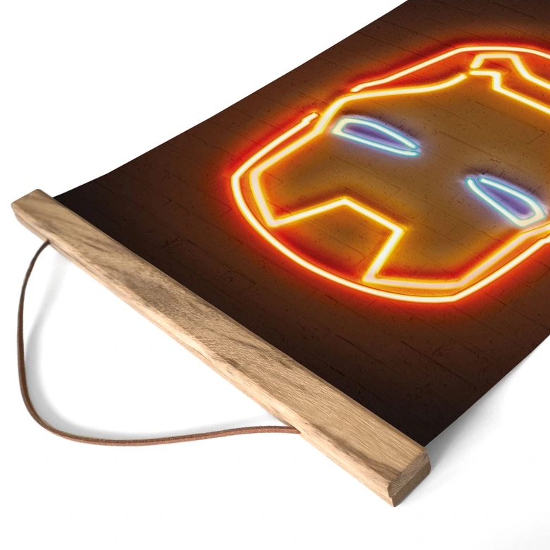 Textielposter Iron Man - Mielu 
