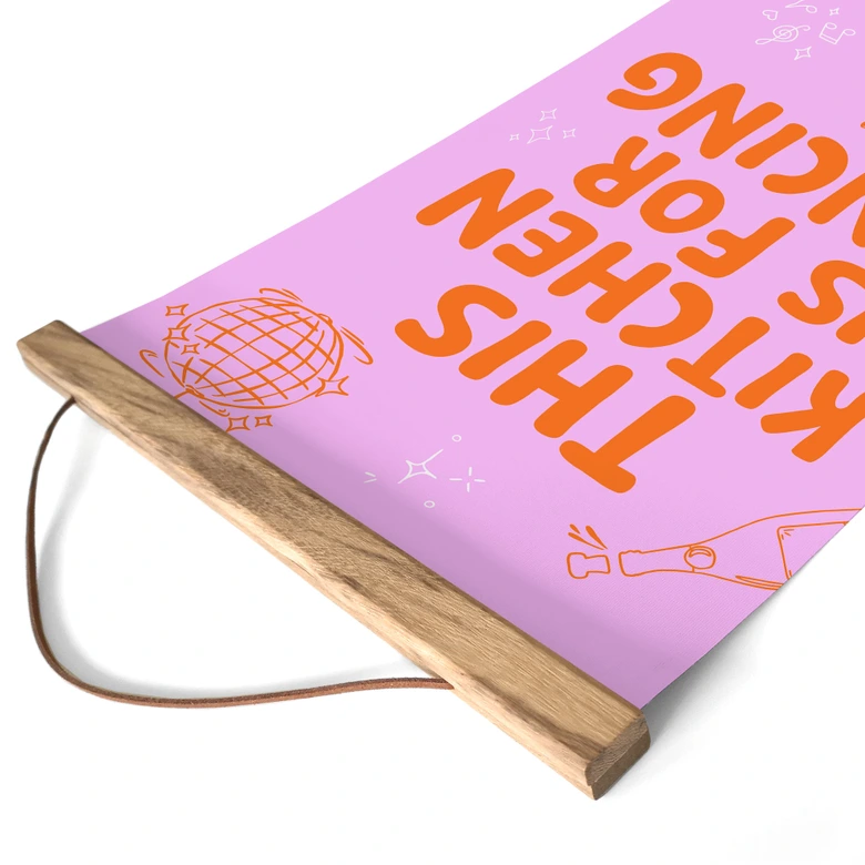 Obraz tkaniny Ta kuchnia jest do tańca - Ohkimiko 