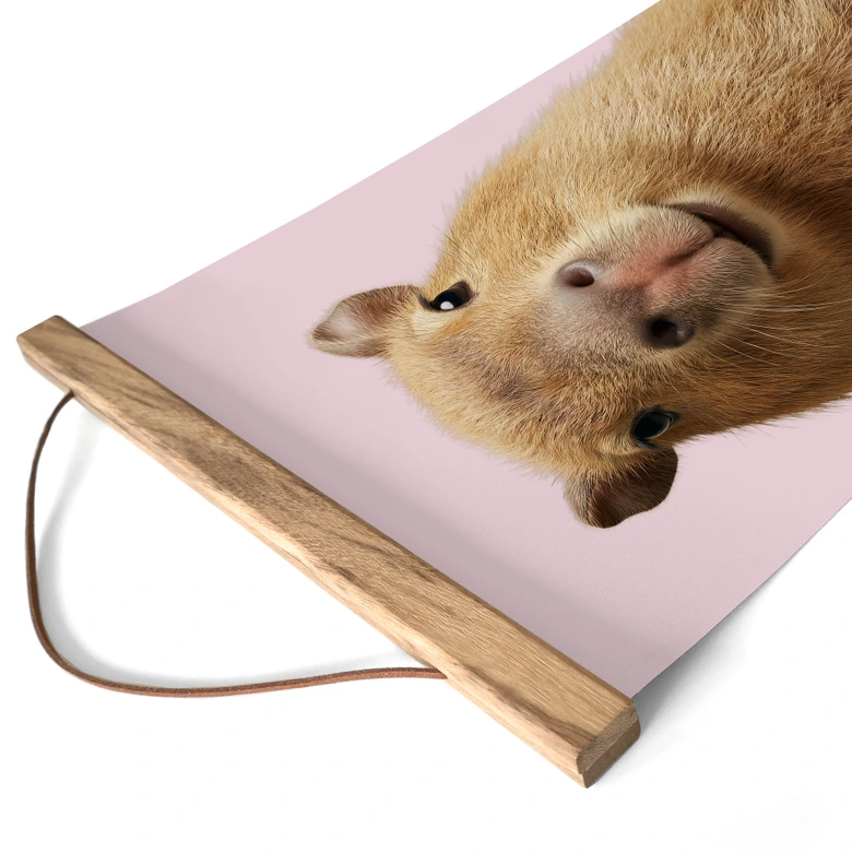 Stoffbild Peace Capybara 