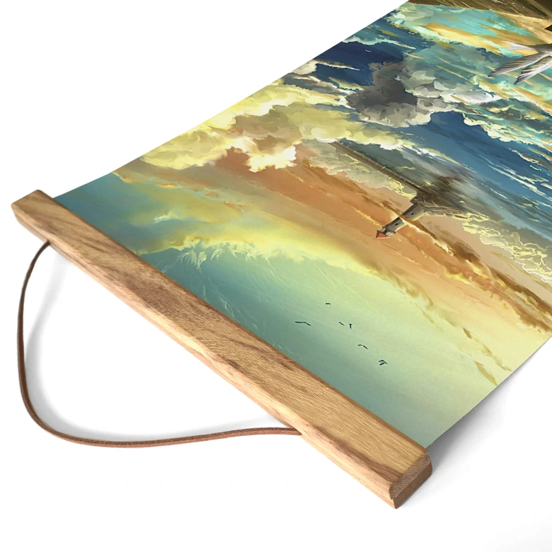 Affiche textile Aerroscape - Au bord du ciel 