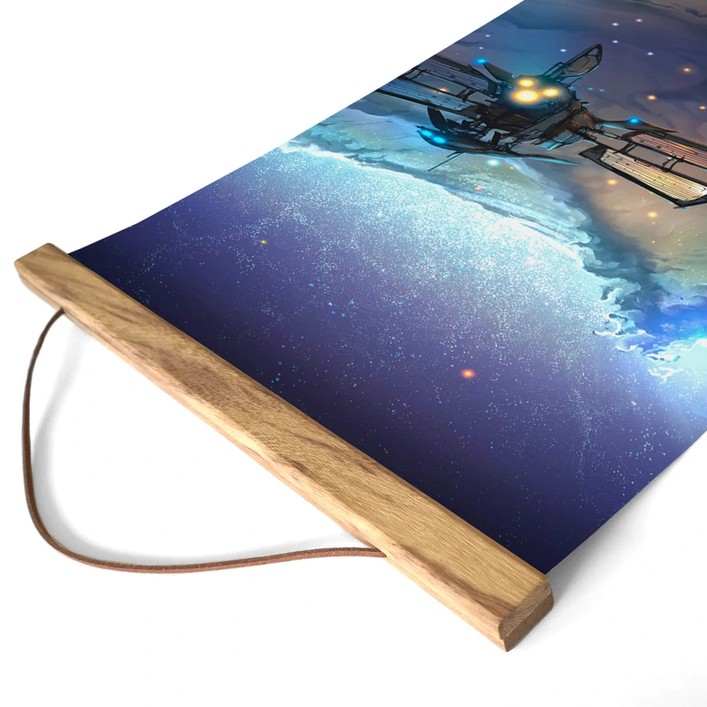 Textielposter Aerroscape - Sea in Space 
