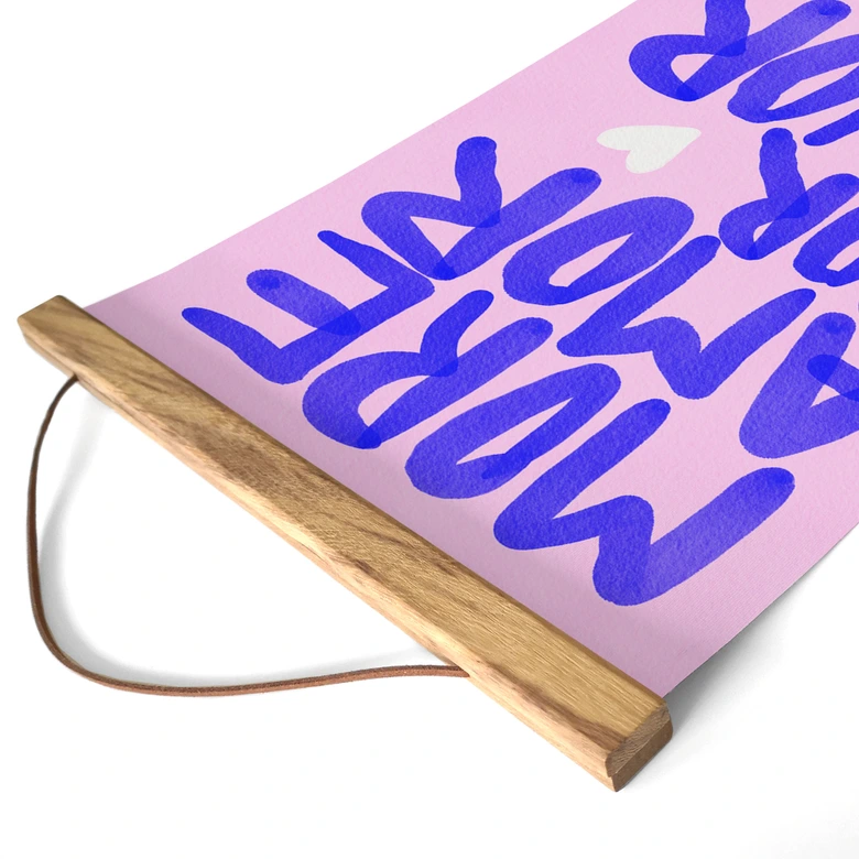 Obraz tkaniny Więcej amor por favor - Bloom 