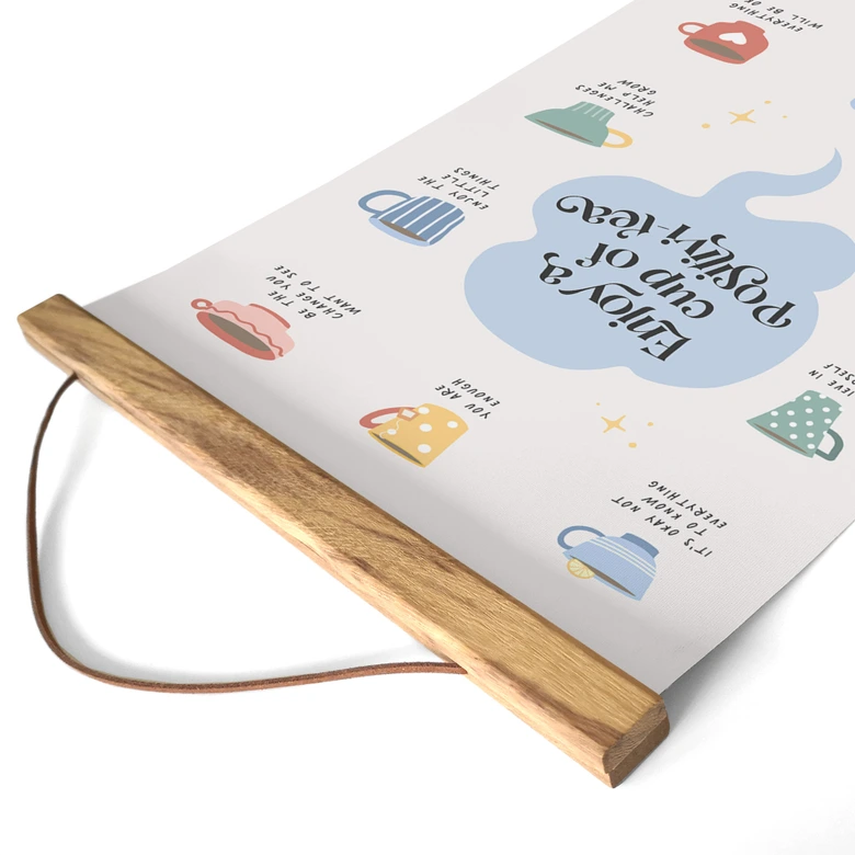 Stoffbild Enjoy a cup of Positivi-Tea - KsanaKalpa 