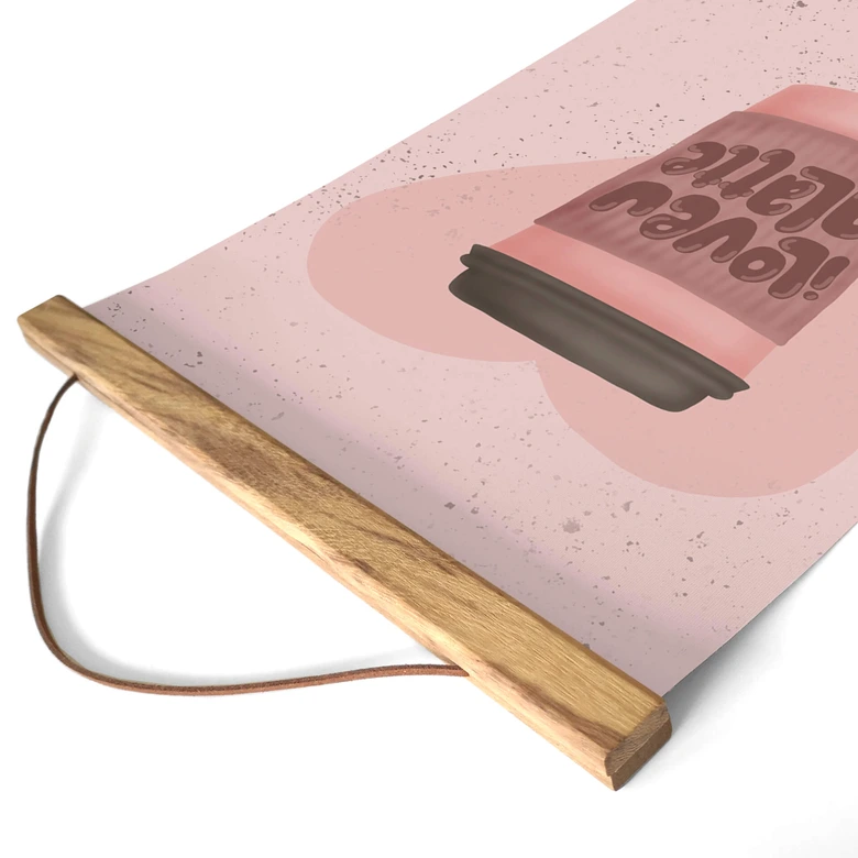 Póster de tela de café - Eleonora - Love you a Latte 