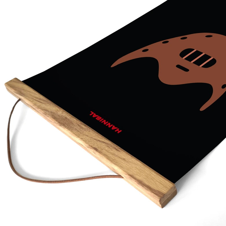 Affiche textile Inspiré du film "Hannibal" - Gomes 
