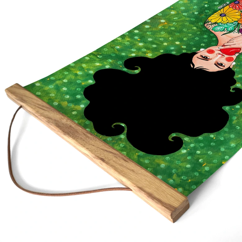 Póster de tela - La manzana roja - Hülya 