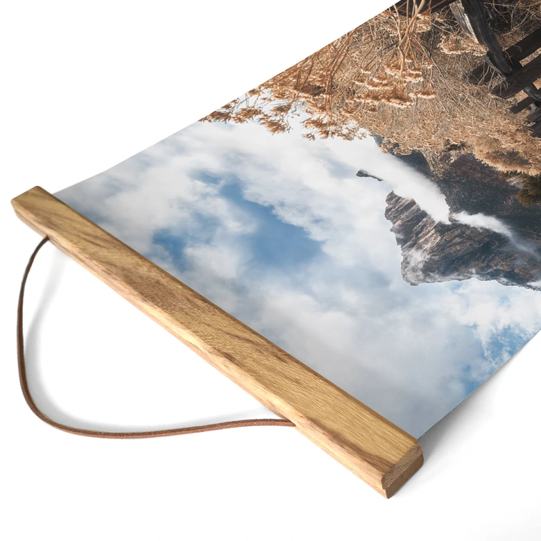 Affiche textile Le chemin vers le sommet - Iqbal 