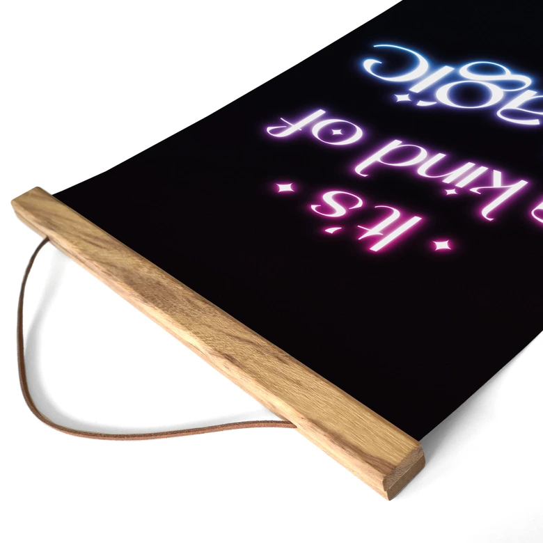 Stoffbild Songtext - It's a kind of magic 