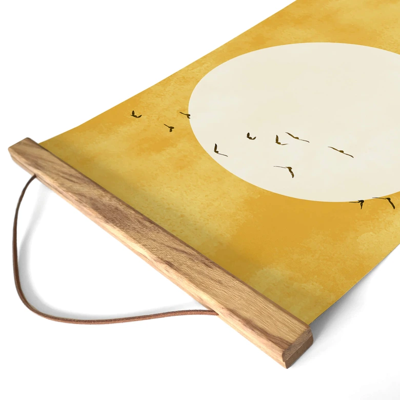 Textile poster Kubistika - Sunshine 