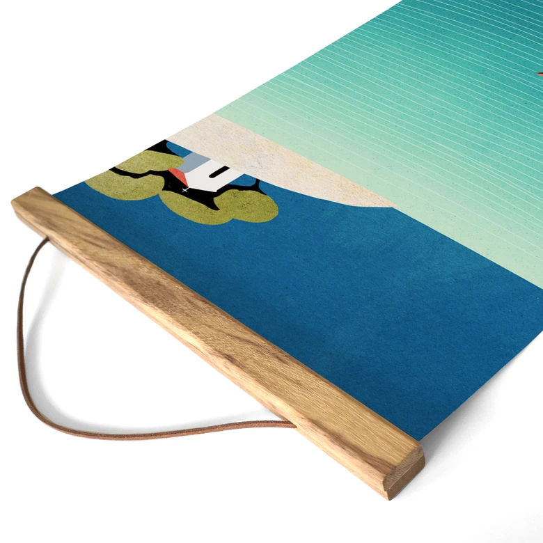 Affiche textile Sieste en été - Rivers 