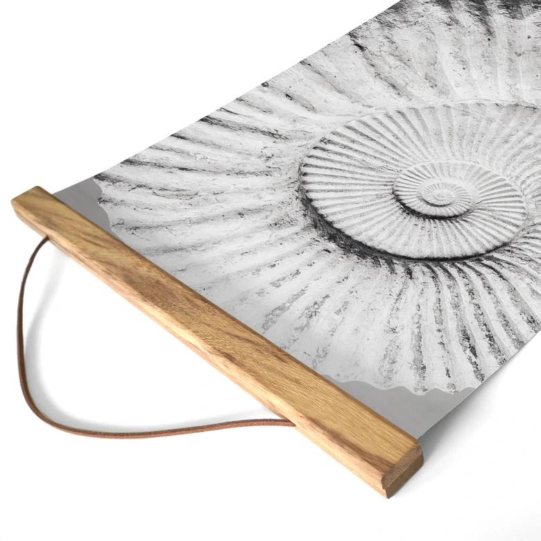 Textil poster Fossil snäcka - Fotograferad av Clint 