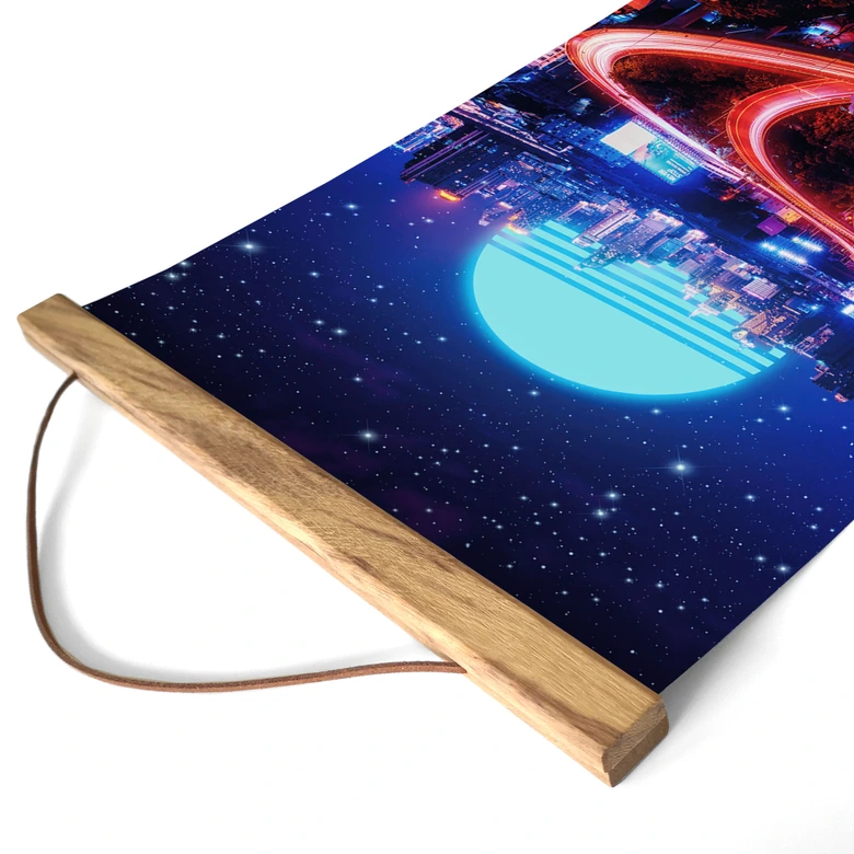 Affiche textile Cyber City Bangkok - Takkar 
