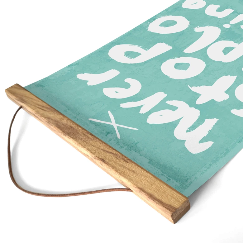 Póster de tela Treechild - Nunca dejes de explorar 