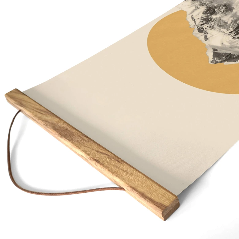 Textielposter Bodart - Sun and Mountain 