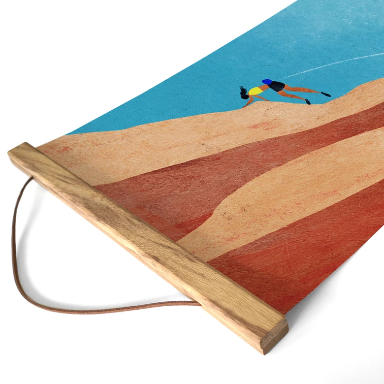 Affiche textile Escalade au Grand Canyon - Rivers - Panorama 