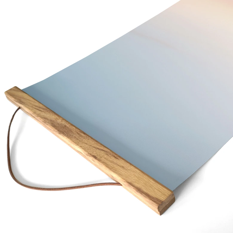 Stoffbild Dünen an der holländischen Küste - Zwart - Panorama 