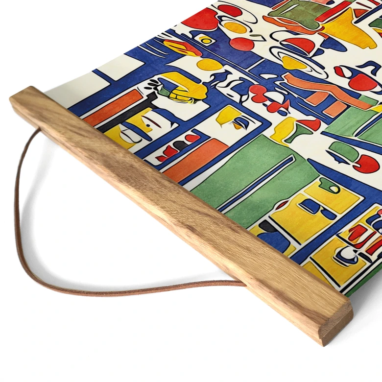 Textielposter In de keuken - Geïnspireerd door Matisse - Zamart 