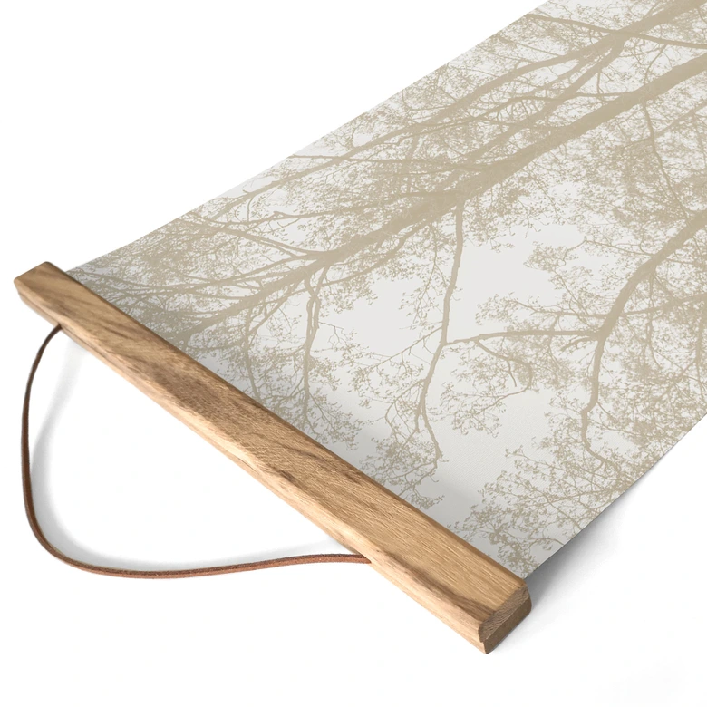 Tyst vinterskog Textil poster - Böhmer - Panorama 