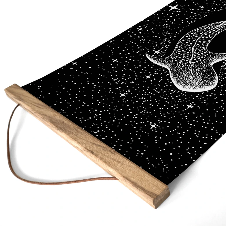 Stoffbild Walhai im Ozean der Sterne - Cakir - Panorama 