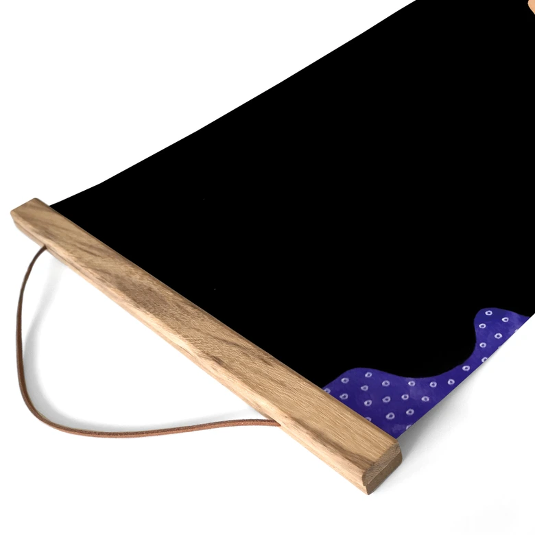 Obraz tkaniny Kobieta w sukience w maki - Hülya - Panorama 