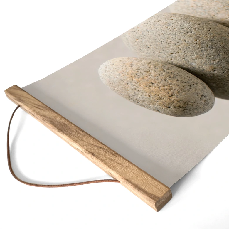 Obraz tkaniny Kamień w piasku 2 - Panorama 