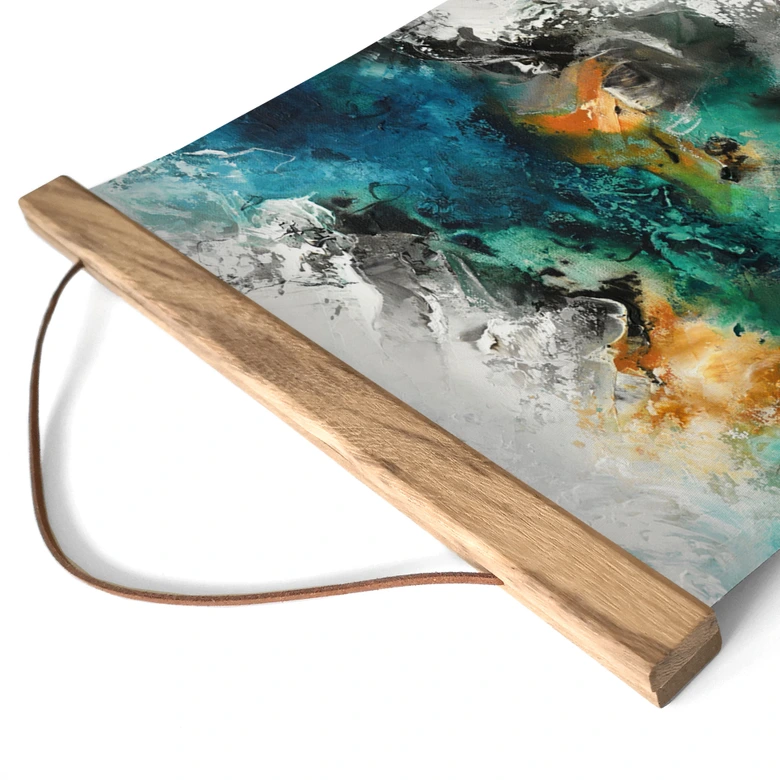 Textielposter kleur mist abstract - Fedrau 
