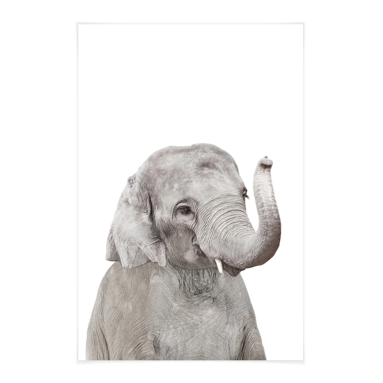 Textil poster Sisi & Seb - Elefantunge 