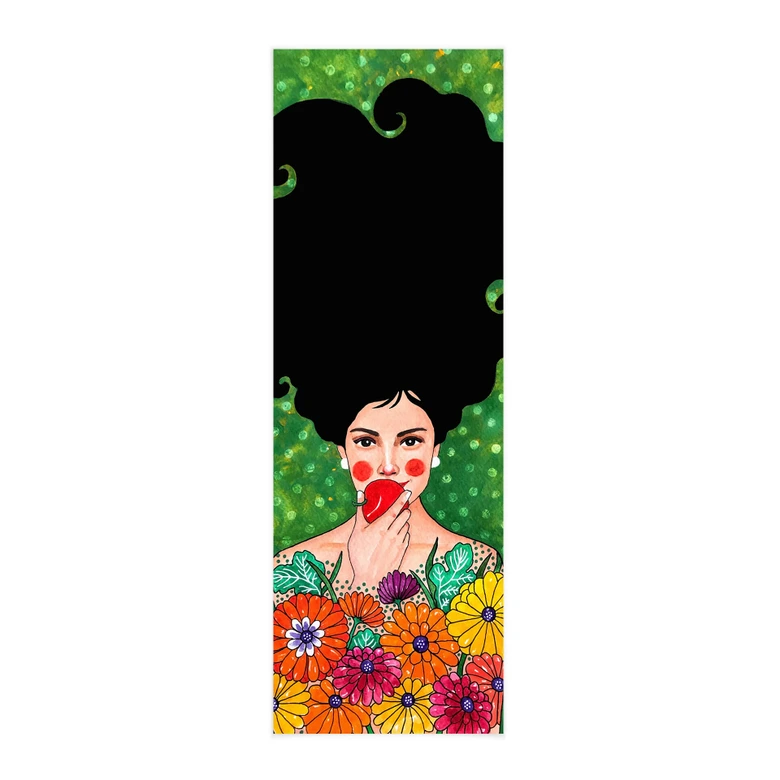 Stoffbild Hülya - Der rote Apfel - Panorama 