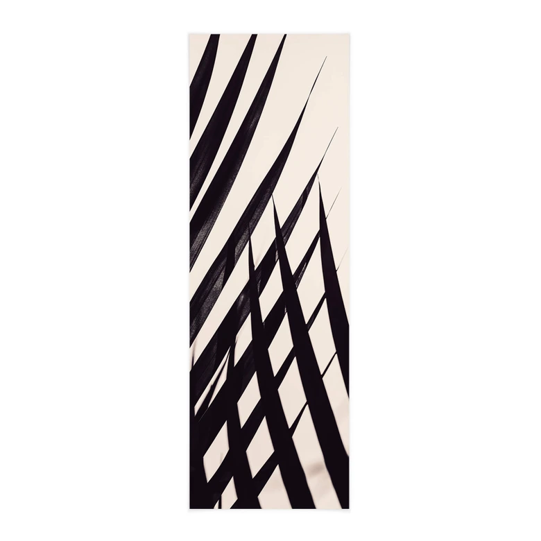 Textielposter 1X Studio - Zwart Palmblad 