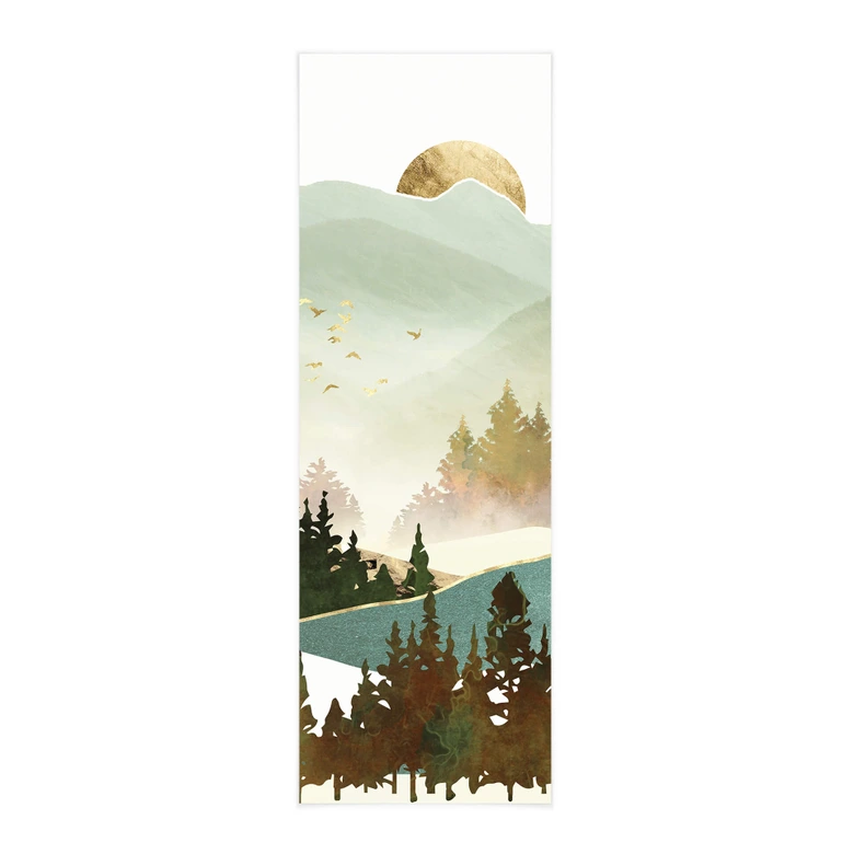 Stoffbild SpaceFrog Designs - Herbstmorgen - Panorama 