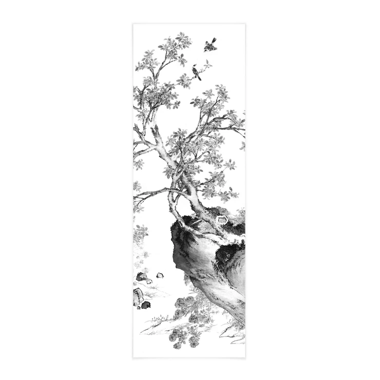 Stoffbild Yuan - Osmanthus Baum - Panorama 